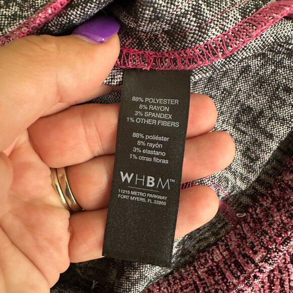 NWT White House Black Market Long Sleeve Boucle Moto Jacket Carmine 8 #WHBM22 - Picture 4 of 8